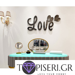 3D αυτοκόλλητο τοίχου Love 2