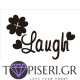 Mirrored 3D Wall Sticker Laugh - Tapiseri.GR