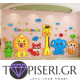 Kids 3D Wall Sticker Cute Animals - Tapiseri.GR