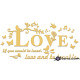 3D αυτοκόλλητο τοίχου Love 5