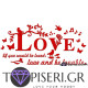 3D Wall Sticker Love 5 - Tapiseri.GR