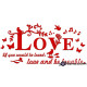 3D αυτοκόλλητο τοίχου Love 5