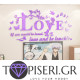 3D Wall Sticker Love 5 - Tapiseri.GR