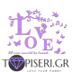 3D Wall Sticker Love 6 - Tapiseri.GR