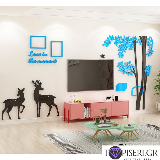 3D Wall Sticker Stylized Forest 2 - Tapiseri.GR