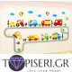 Kids 3D Wall Sticker Construction Machinery - Tapiseri.GR