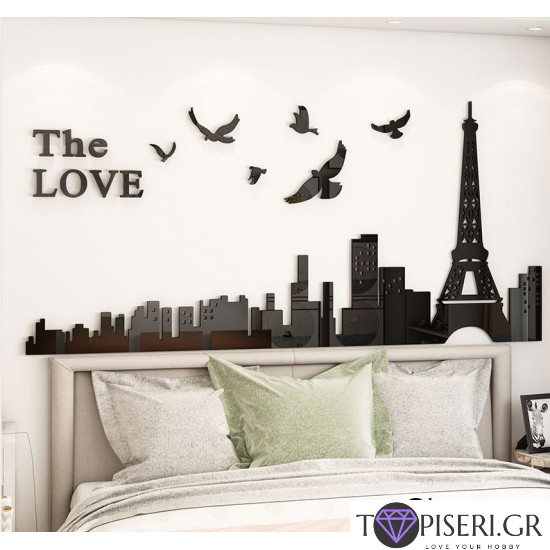 3D Wall Sticker The Love - Tapiseri.GR
