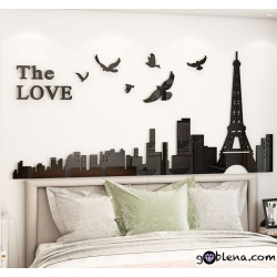 3D αυτοκόλλητο τοίχου The Love