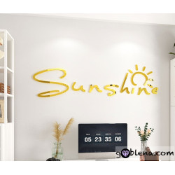 3D αυτοκόλλητο τοίχου Sunshine