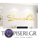 3D αυτοκόλλητο τοίχου Sunshine - Tapiseri.GR