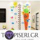 Kids 3D Wall Sticker Carrot - Tapiseri.GR