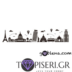 Kids 3D Wall Sticker City