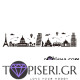 Kids 3D Wall Sticker City - Tapiseri.GR