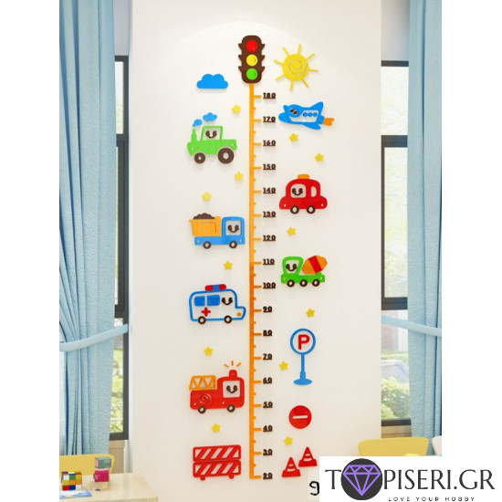 Kids 3D Wall Sticker Traffic Light - Tapiseri.GR
