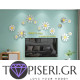 3D αυτοκόλλητο τοίχου Heart of love - Tapiseri.GR