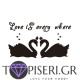 3D Wall Sticker Swans - Tapiseri.GR