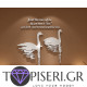 3D Wall Sticker Swans 2 - Tapiseri.GR