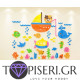 Kids 3D Wall Sticker Kitten Fishman 2 - Tapiseri.GR Kids 3D Wall Sticker Kitten Fishman 2 - Tapiseri.GR
