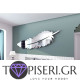 Mirrored 3D Wall Sticker Feather 4 - Tapiseri.GR