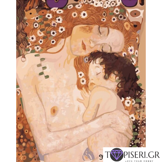 Diamond Painting Mother And Child By Gustav Klimt - Tapiseri.GR