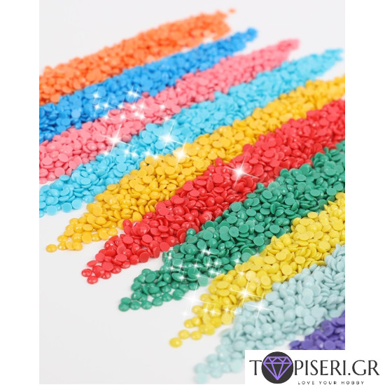 Διαμαντένιο ψηφιδωτό Ηλιοτρόπια του Βαν Γκονγκ - Tapiseri.GR