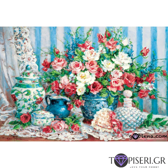 Diamond Painting Still Life With Roses - Tapiseri.GR
