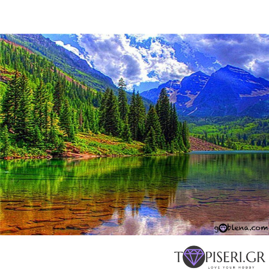 Diamond Painting Mountain Lake 2 - Tapiseri.GR