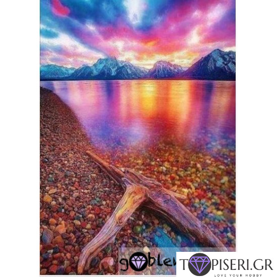 ECO Diamond Painting Colorful Starfish - Tapiseri.GR