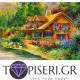 ECO Diamond Painting Deers Near The Cottage - Tapiseri.GR ECO Diamond Painting Deers Near The Cottage - Tapiseri.GR