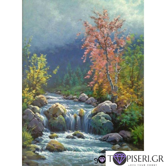 ECO Diamond Painting Forest Brook - Tapiseri.GR ECO Diamond Painting Forest Brook - Tapiseri.GR