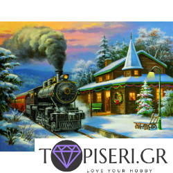 Painting By Numbers The Train Arrival