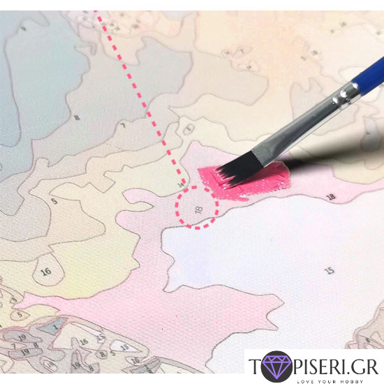 Ζωγραφική με αριθμούς Πορτρέτο της Αντέλ Μπλοχ-Μπάουερ από τον Γκούσταφ Κλιμτ - Tapiseri.GR