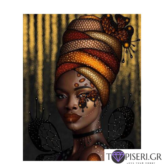 Painting By Numbers African Woman 5 - Tapiseri.GR Painting By Numbers African Woman 5 - Tapiseri.GR