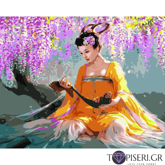 Painting By Numbers Geisha 2 - Tapiseri.GR