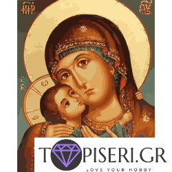 Painting By Number Virgin Mary And The Child 4