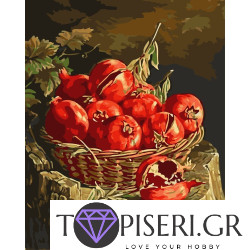 Painting By Numbers Still Life With Pomegranates