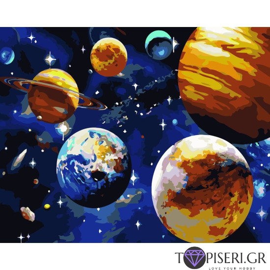 Painting By Numbers Cosmos 2 - Tapiseri.GR
