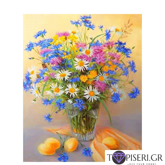 Painting By Numbers Still Life With Apricots - Tapiseri.GR