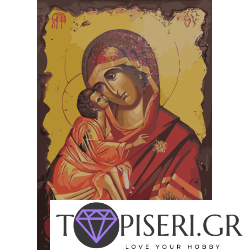 Painting By Number Virgin Mary And The Child 6