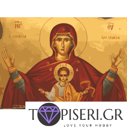 Painting By Number Virgin Mary And The Child 7