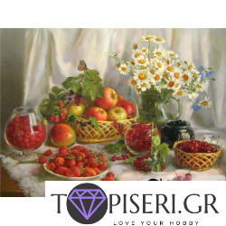 Painting By Numbers Still Life With Fruits