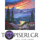 Painting By Numbers Colorful Landscape In The Mountains - Tapiseri.GR