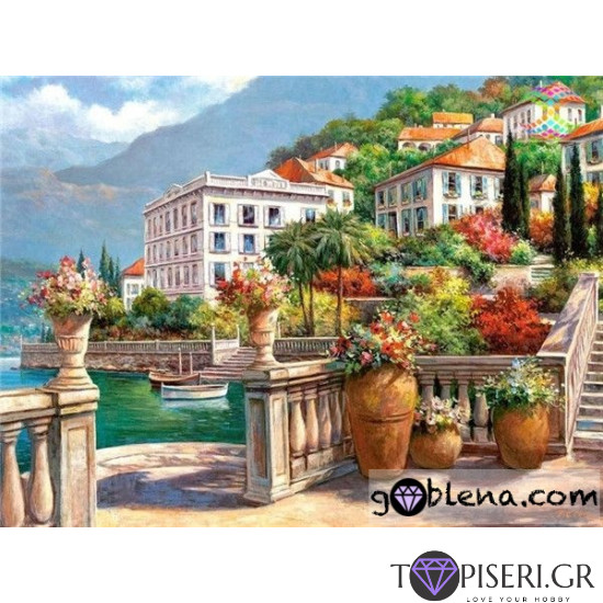 Painting By Numbers Colorful City - Tapiseri.GR