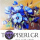Painting By Numbers Bouquet Of Blue Flowers - Tapiseri.GR