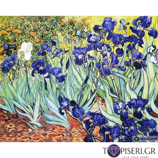 Diamond Painting Irises By Van Gogh - Tapiseri.GR Diamond Painting Irises By Van Gogh - Tapiseri.GR
