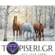 Diamond Painting Horses In The Winter River - Tapiseri.GR