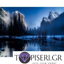 Diamond Painting Snowy Lake
