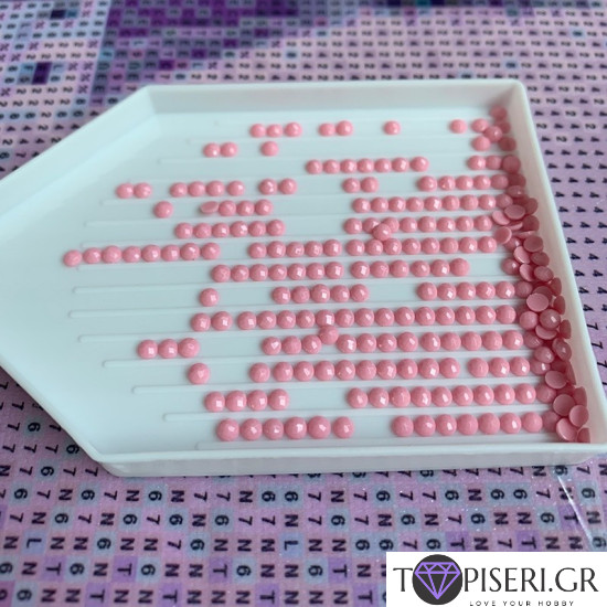 Διαμαντένιο Ψηφιδωτό Γυναίκα με ανοιξιάτικο καπέλο - Tapiseri.GR