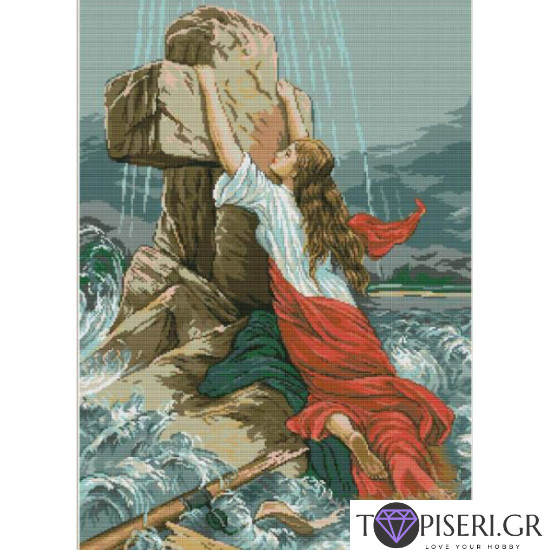 Diamond Painting  Cross of the saving - Tapiseri.GR
